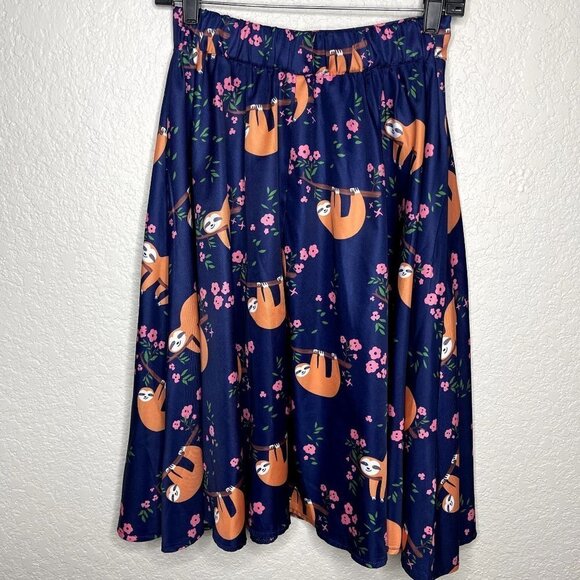 FANCY Qube  Womens Sloth‎ Skirt Size Small - Picture 3 of 5